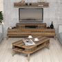 Hanah Home Conjunto de muebles de salón Eylül - Nogal